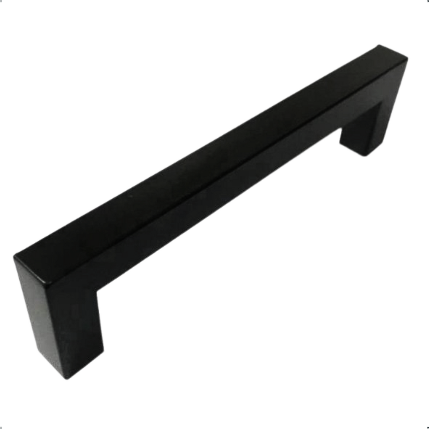 Handgreep Dallas 96 mm RVS Zwart