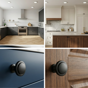 Deurknop 32mm Zwart – Memphis