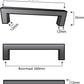Handgreep Dallas 160 mm RVS