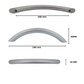 Handle 160 MM Aluminium