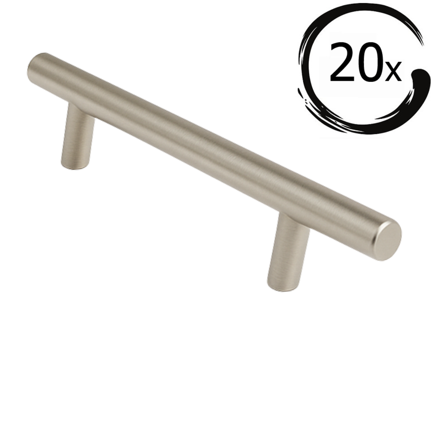 20X Handgreep Denver 96 mm RVS