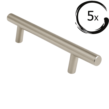 5X Handgreep Denver 128 mm RVS