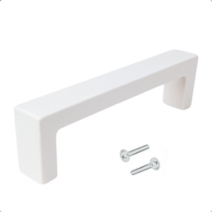 5X Handgreep Atlanta 96 mm RVS Wit