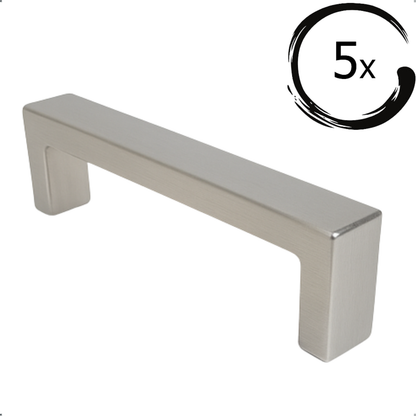 5X Handgreep Atlanta 96 mm RVS