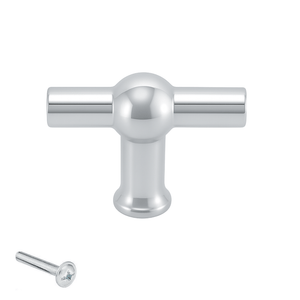 Deurknop Kansas 48 mm Chroom - BY MJM - GMJ54