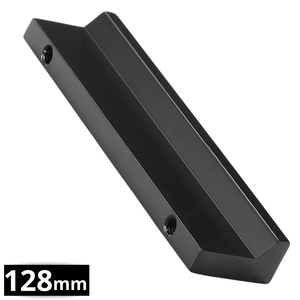 Handgreep 128mm Aluminium Zwart – Reno - BY MJM - GMJ17