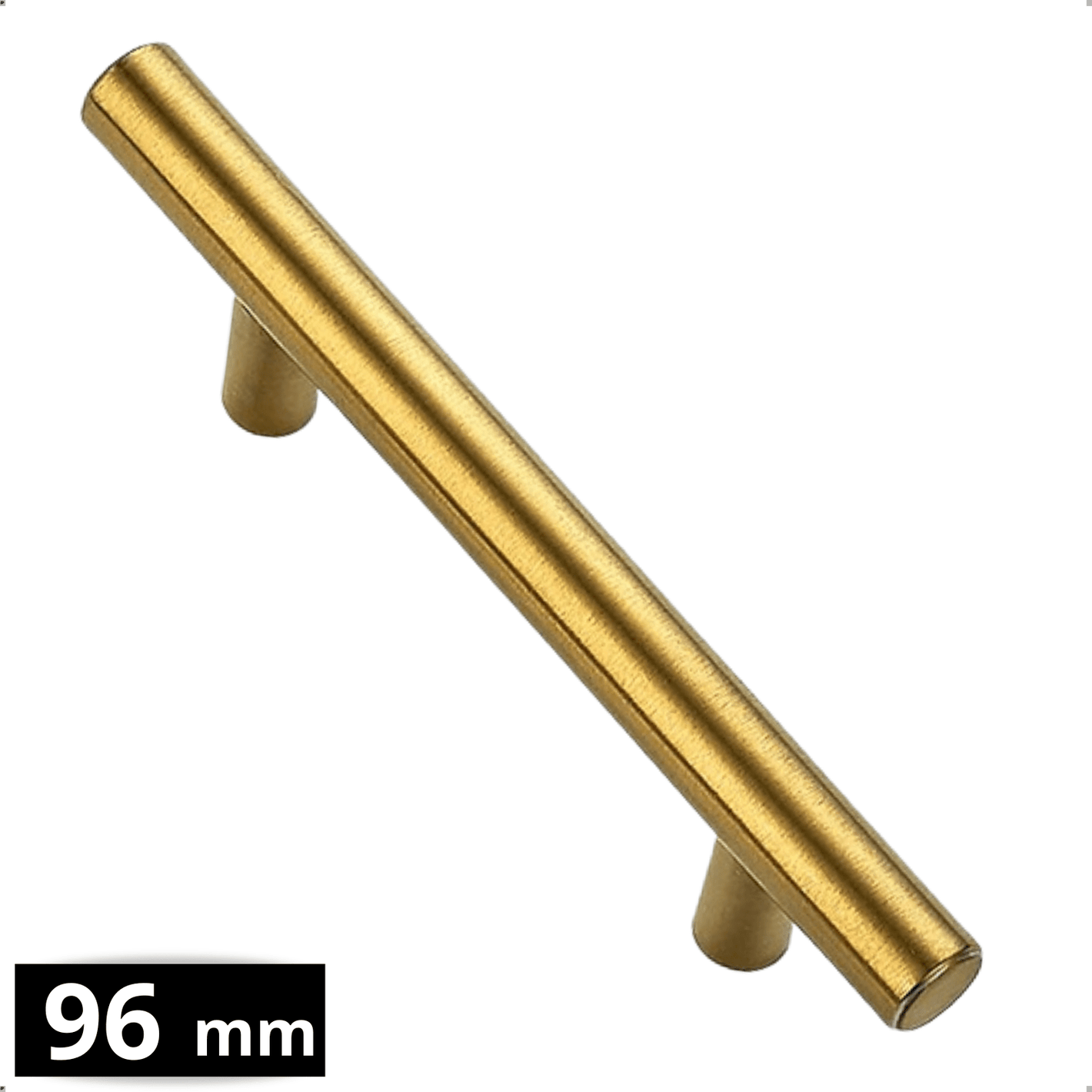 Handgreep 96mm RVS Goud – Denver - BY MJM - GMJ112