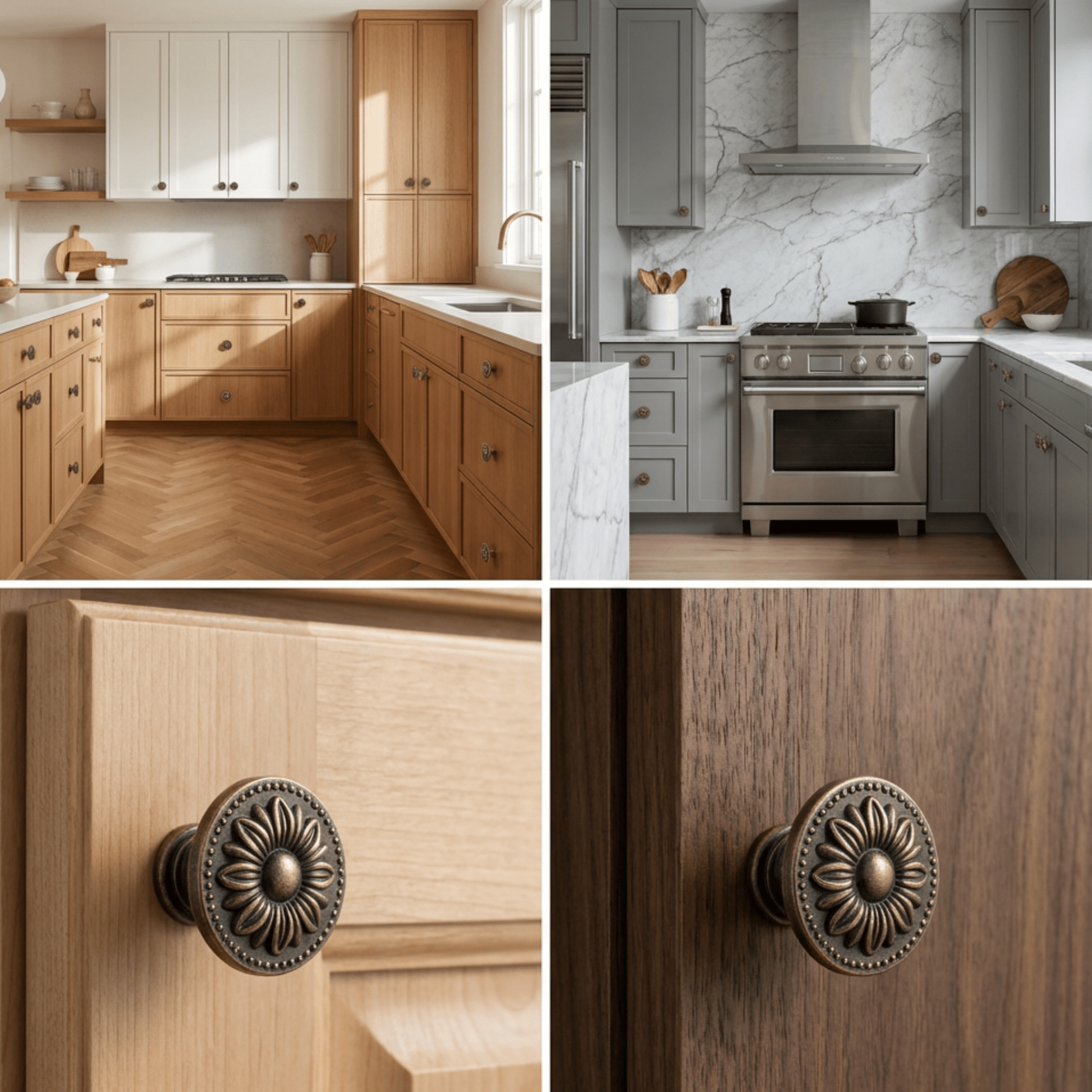 Meubelknop 31mm Brons – Orleans - BY MJM - GMJ96