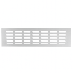 Ventilatierooster Zilver 500x80 Aluminium - BY MJM - MM03