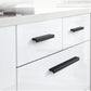 Handgreep Reno 128 mm Aluminium Zwart