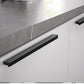 Handgreep Reno 128 mm Aluminium Zwart