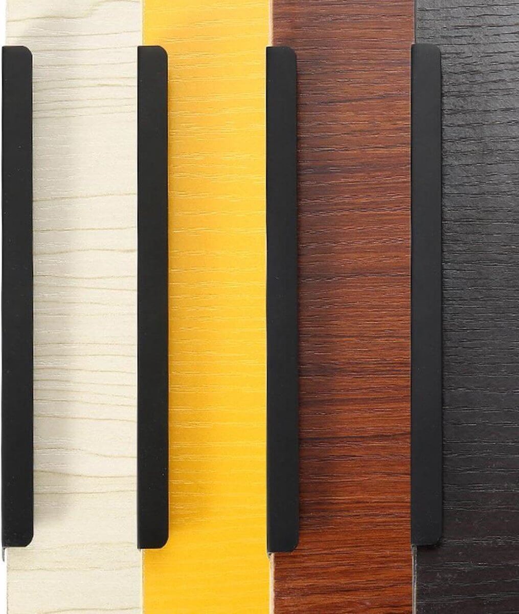 Handgreep 160mm Aluminium Zwart – Fargo - BY MJM - GMJ33